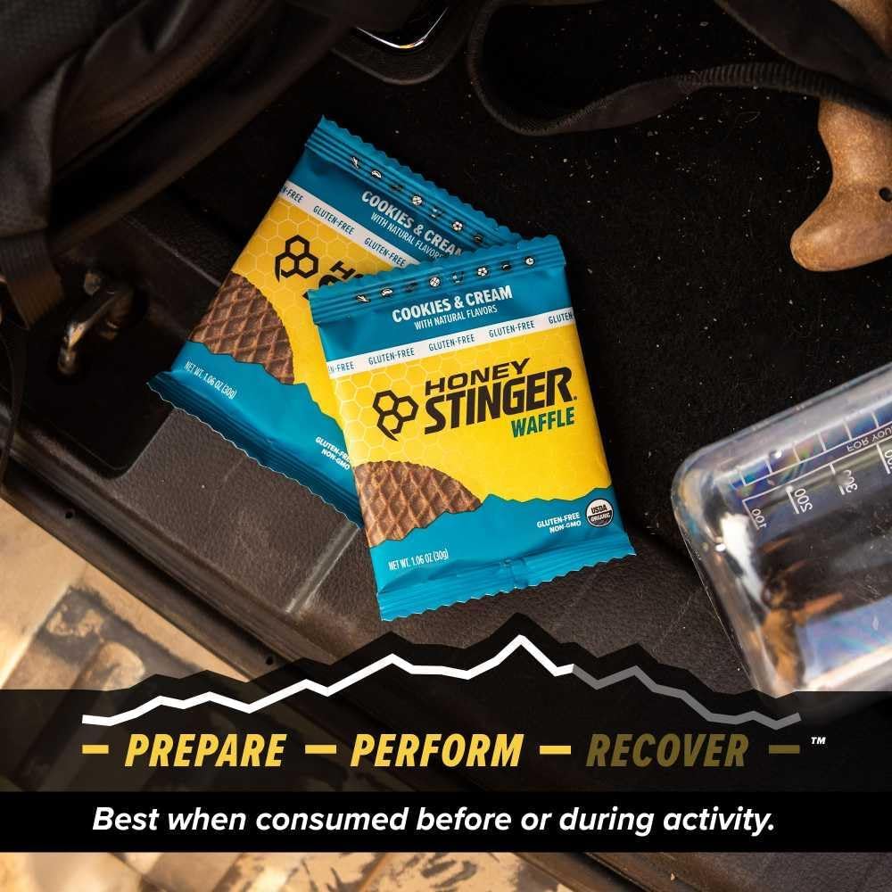 Honey Stinger nutrition label close-up showing ingredients and transparency