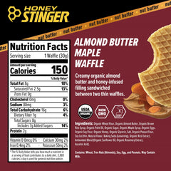 Honey Stinger open individually wrapped waffle in hand for portable preworkout snack