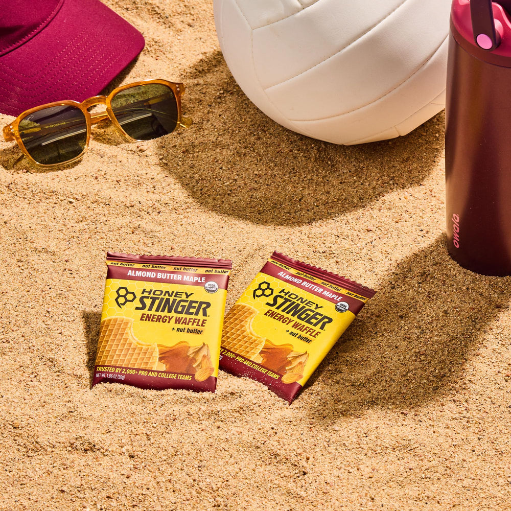 Honey Stinger wafer edge close-up showing crisp texture and easy digestion benefit