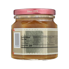 Honeycup label close-up highlighting brand and flavor, clear ingredient benefit