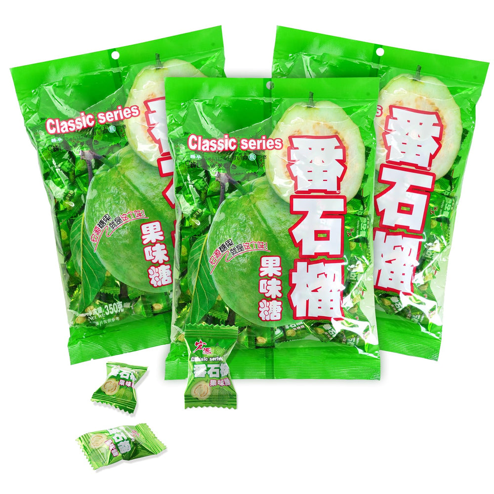 Hongyuan front packaging showing guava flavor and easy grab convenience