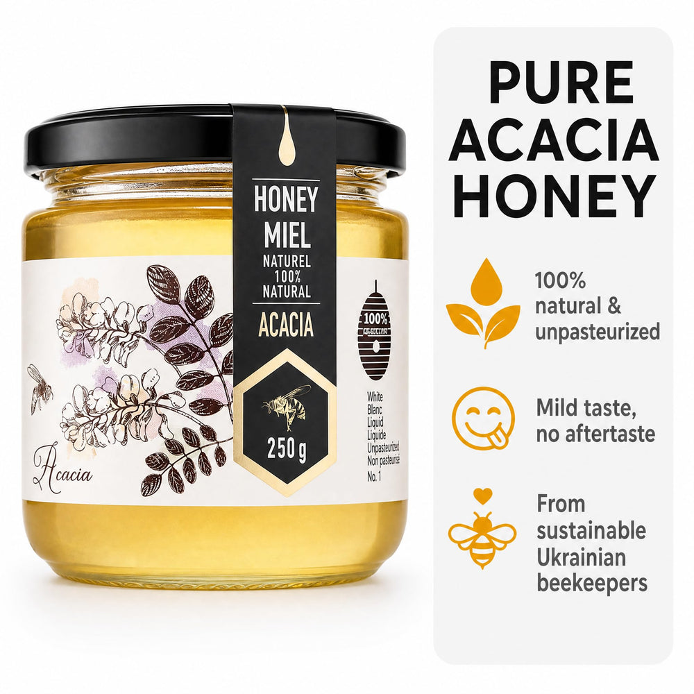 HONIGMA close-up of honey texture and tiny crystals preserving natural quality