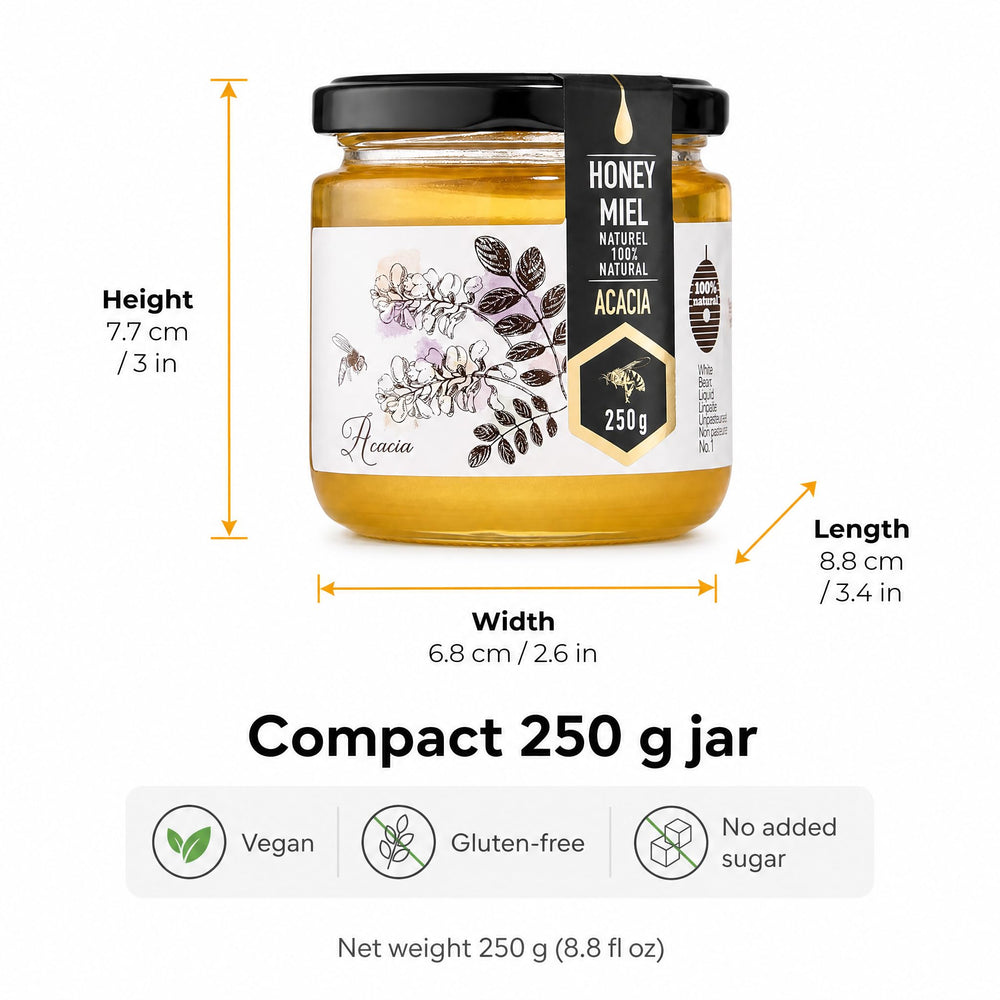 HONIGMA label stating single-origin Ukraine assuring traceable sourcing benefit