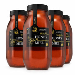 HONIGMA Marma front jar showing branding and jar size benefit