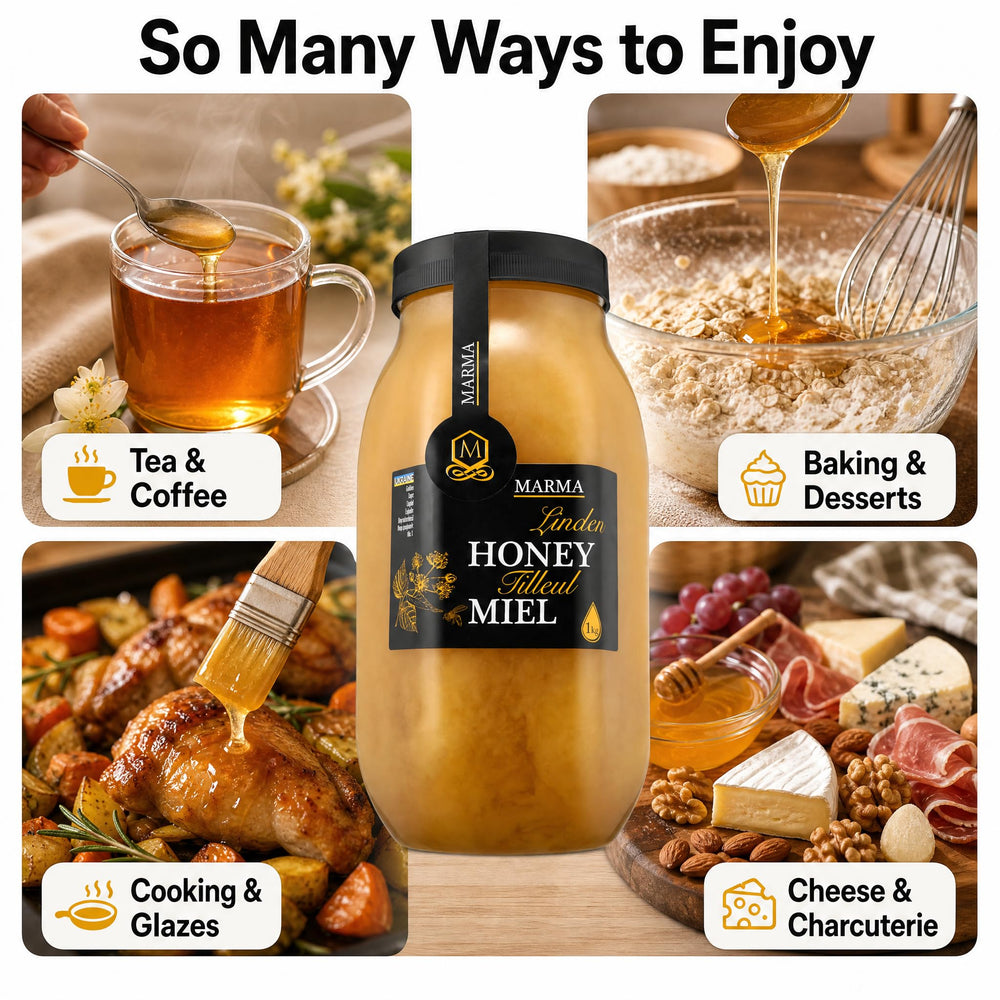 HONIGMA honey brushed on pastry as glaze to add mild floral sweetness