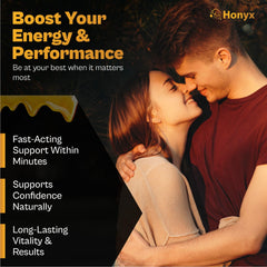 HONYX single stick close-up with tear notch highlighting easy single-serve use