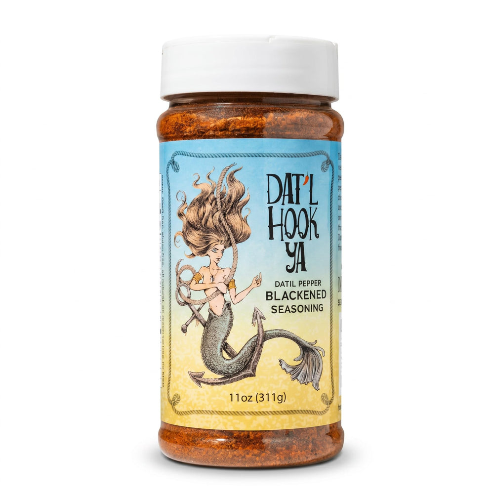Hook'Ya front packaging showing 11oz container and bold label for easy identification