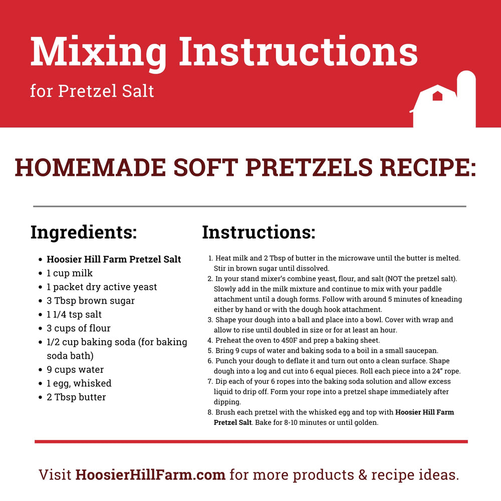 Hoosier Hill Farm bag label detail showing product origin and ingredient purity