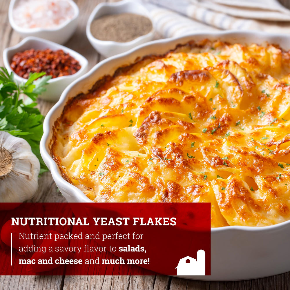 Hoosier Hill Farm blended into vegan mac and cheese showing creamy texture benefit