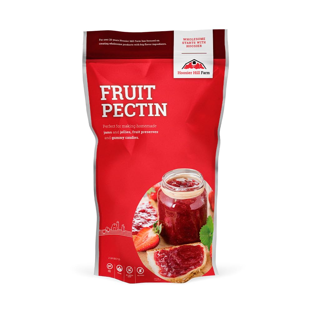 Hoosier Hill Farm front packaging showing 2 lb bag and product benefit