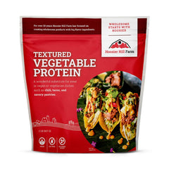 Hoosier Hill Farm front packaging showing 2lb bag and product name, quick pantry benefit