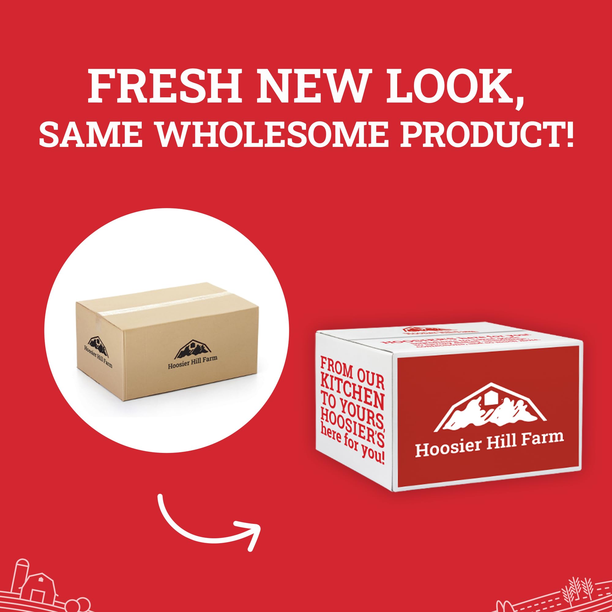 Hoosier Hill Farm powder stored in airtight container showing long-term shelf stability benefit