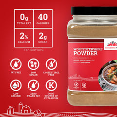 Hoosier Hill Farm powder in measuring spoon demonstrating simple portion control