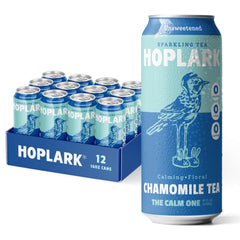 Hoplark front can showing Calm One branding and unsweetened benefit