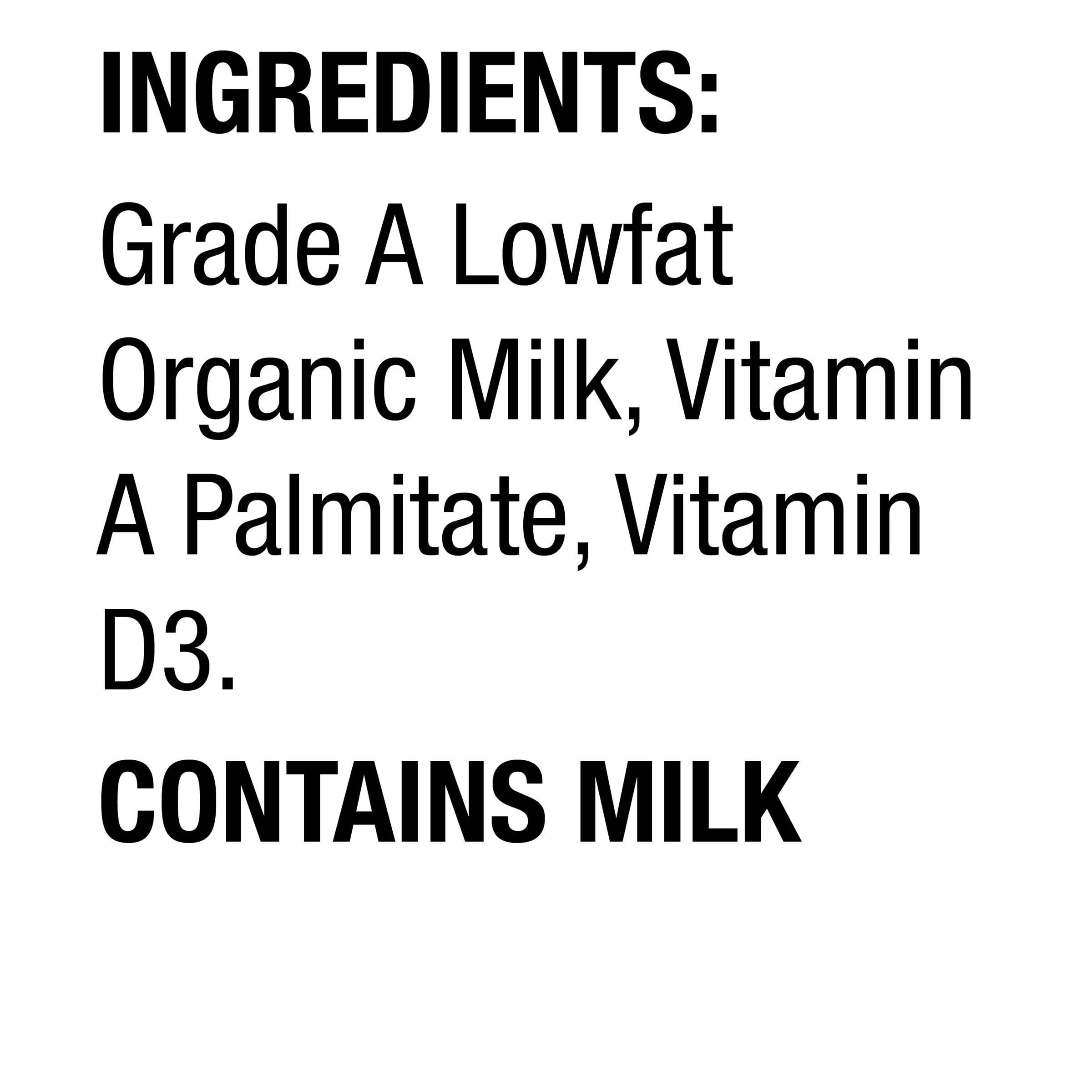 Horizon Organic nutrition label and panel displaying clear ingredient transparency