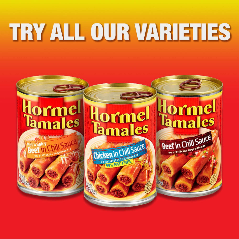 Hormel can beside common household items to show 15 oz size
