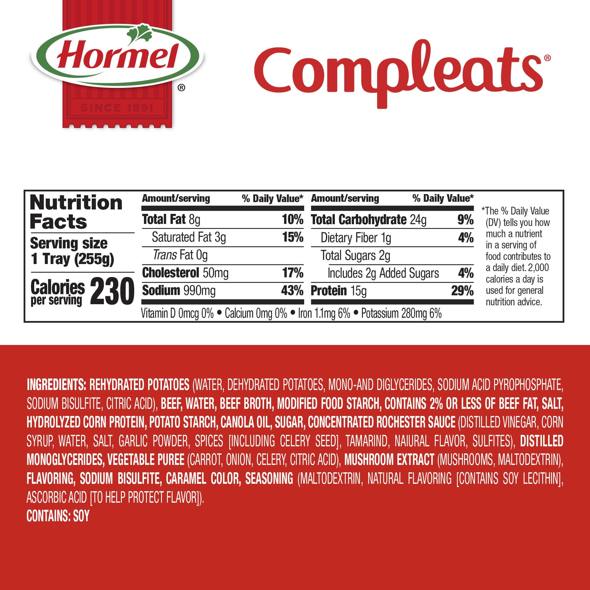 Hormel COMPLEATS heating in microwave demonstrating fast one-minute preparation