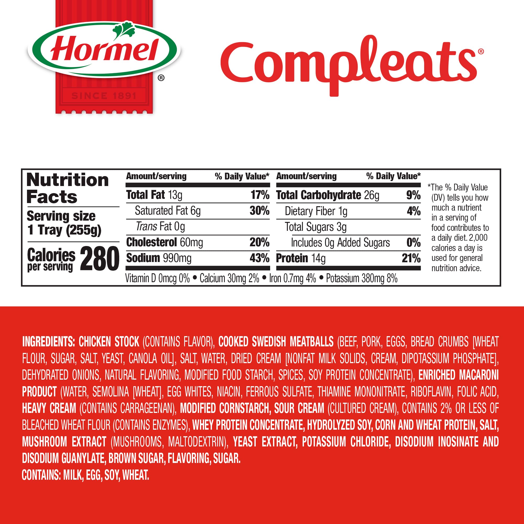 HORMEL COMPLEATS meatball texture close-up highlighting hearty bite