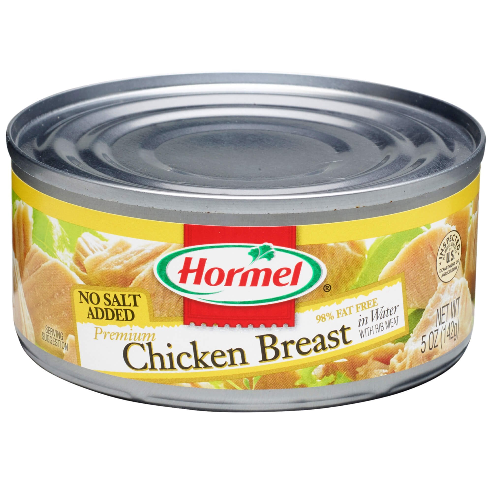 Hormel front packaging 5oz can showing brand and portion benefit