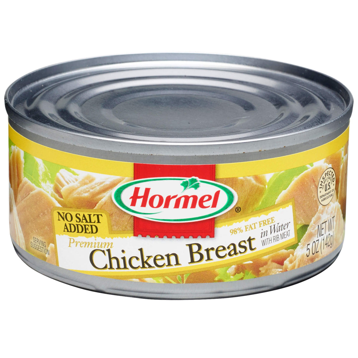 Hormel front packaging 5oz can showing brand and portion benefit