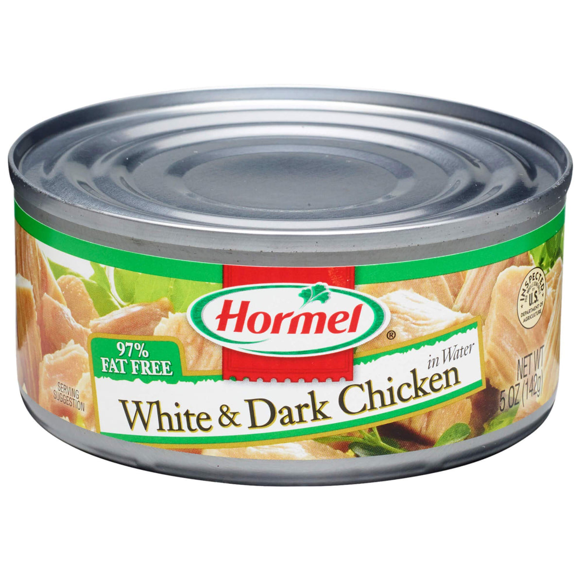 Hormel front packaging can showing brand and size for pantry convenience