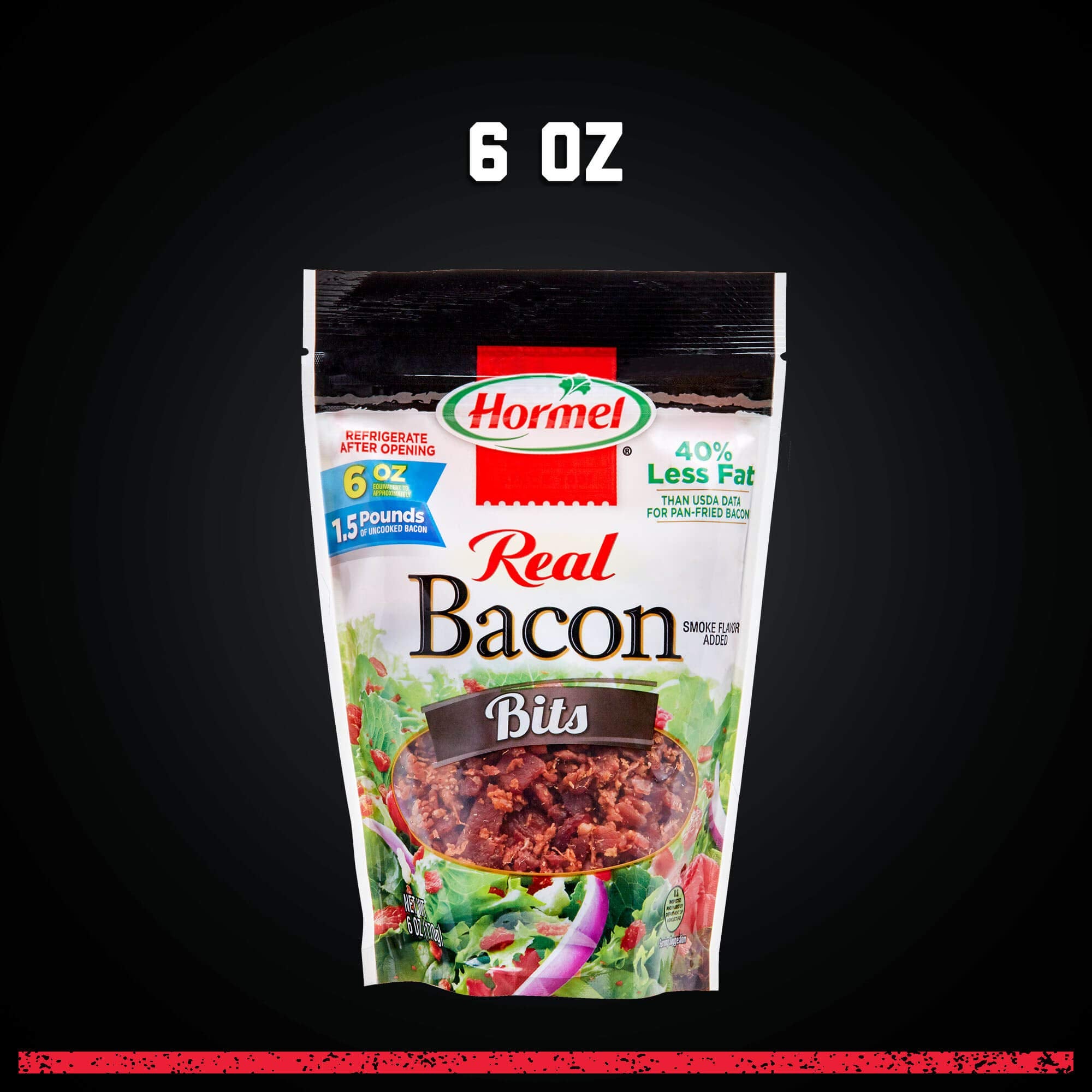 Hormel nutrition label closeup for checking ingredients and dietary details
