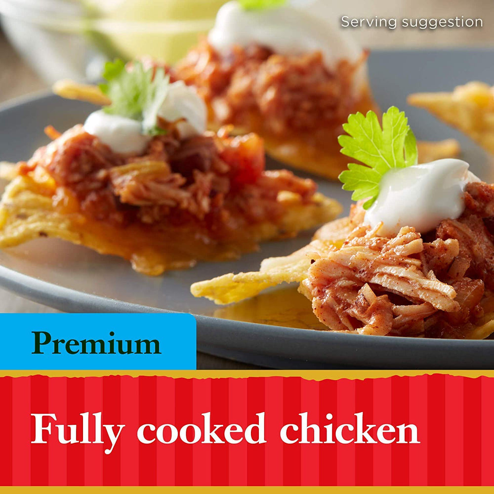 Hormel Premium chicken in salad bowl demonstrating easy protein addition for faster meals