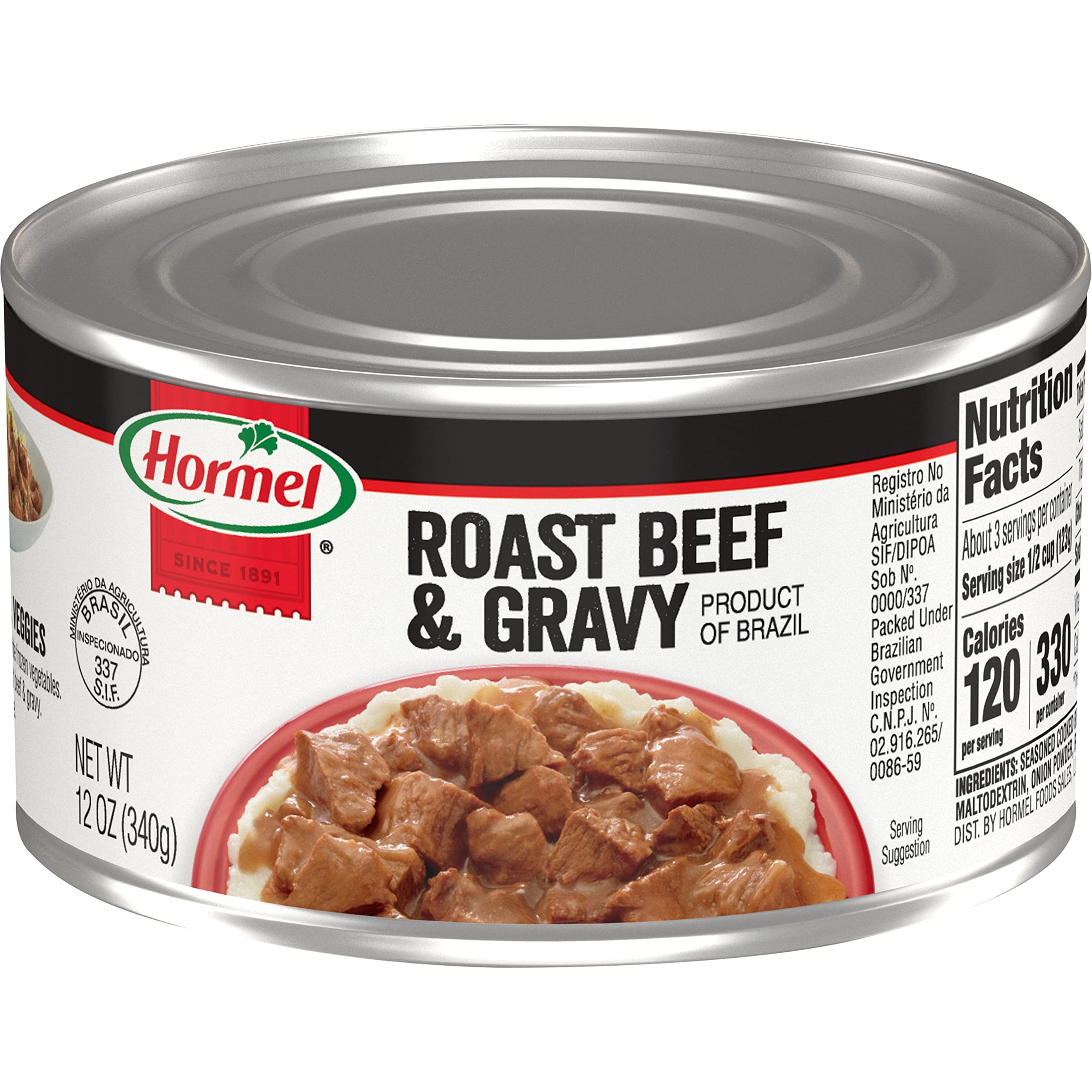 HORMEL Chunk Meats can front view showing label and ready-to-serve convenience
