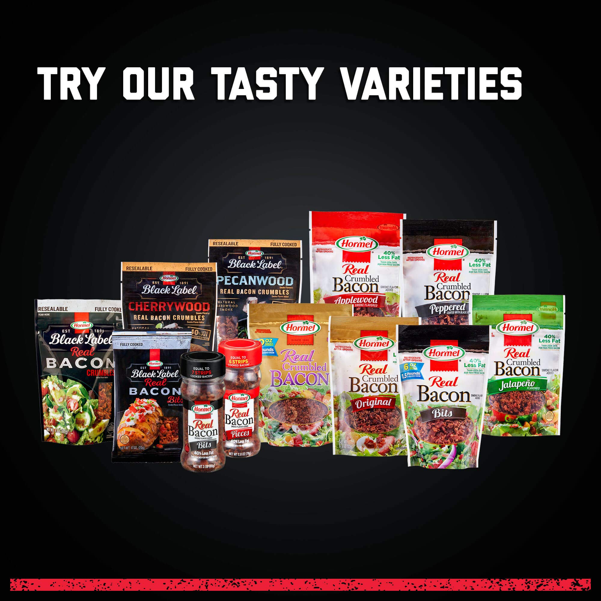 Hormel six pack pantry display for stocking, entertaining, and meal prep