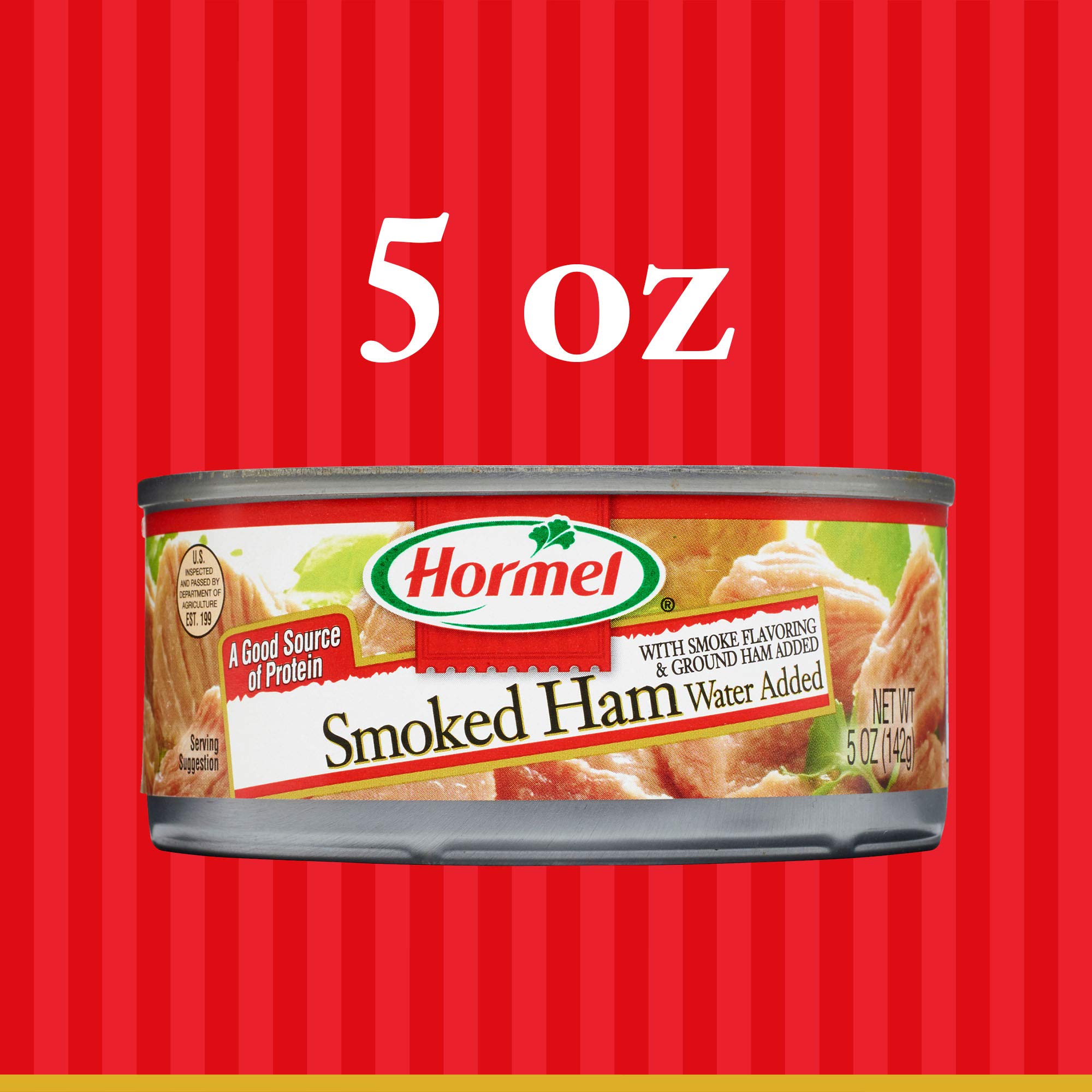HORMEL smoked ham label and nutrition facts close-up, brand clarity for dietary choices