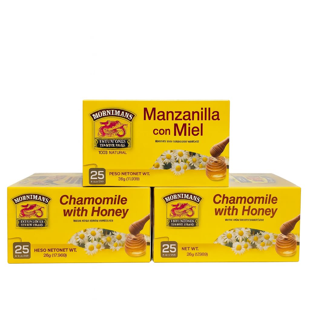 Hornimans front packaging showing 3-pack box, clear branding, easy storage benefit