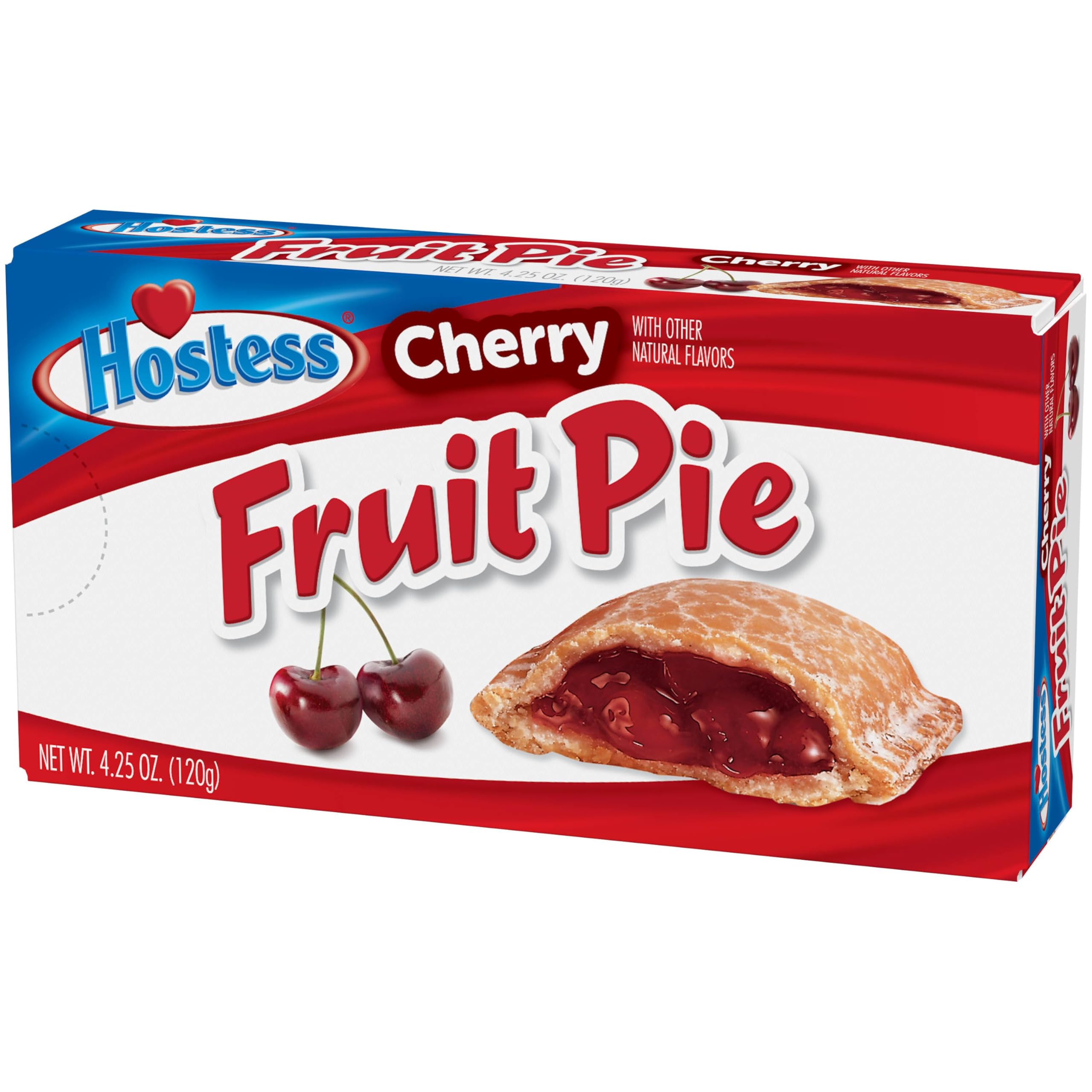 Hostess cherry fruit pie inside a lunchbox showing easy packable snack option