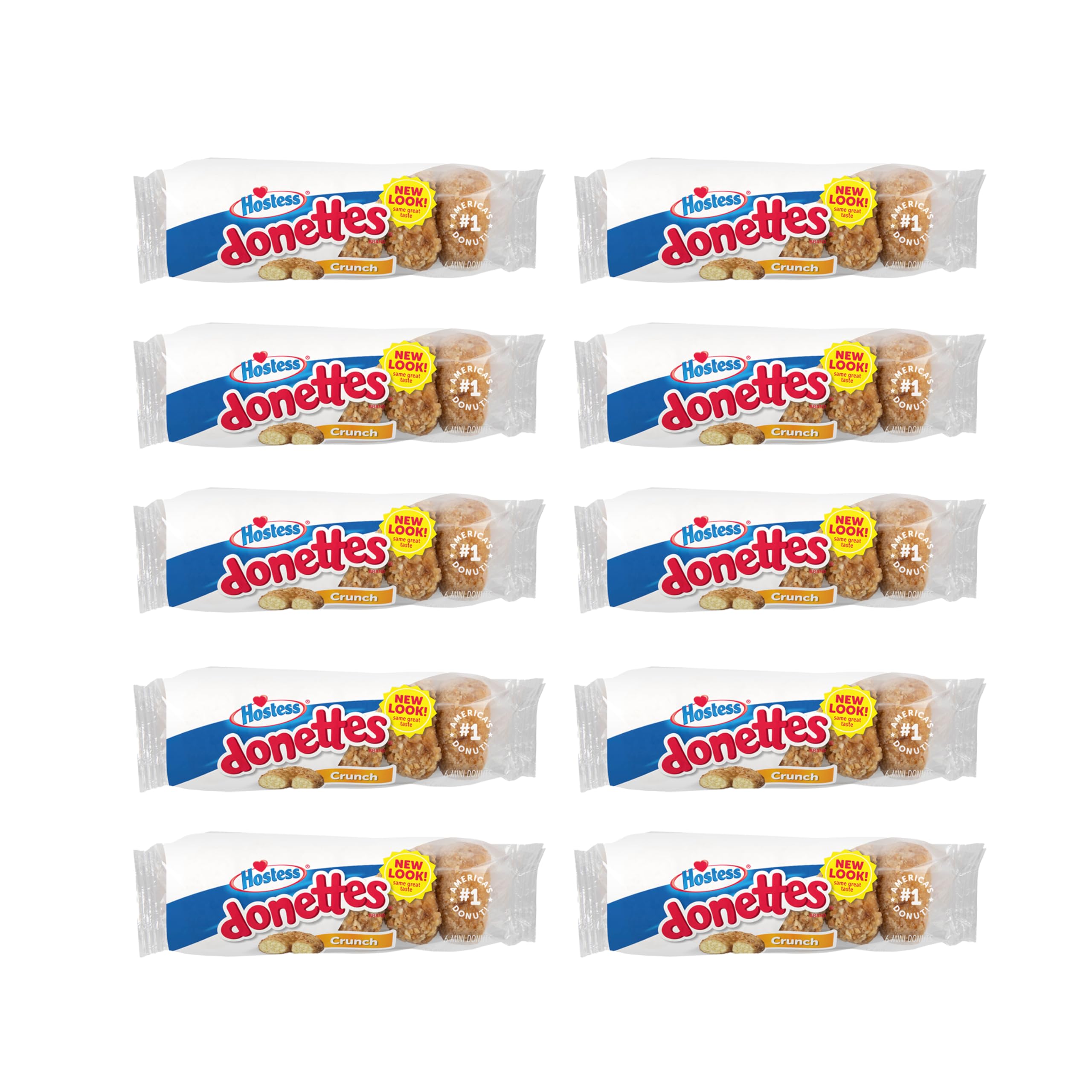 Hostess front packaging showing 10-pack convenience and grab-and-go appeal