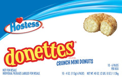 Hostess Donettes Crunch paired with coffee for an on-the-go snack