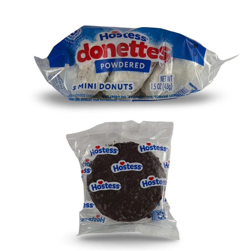 Hostess label and Best Buy sticker close-up showing vendor-applied date and traceability