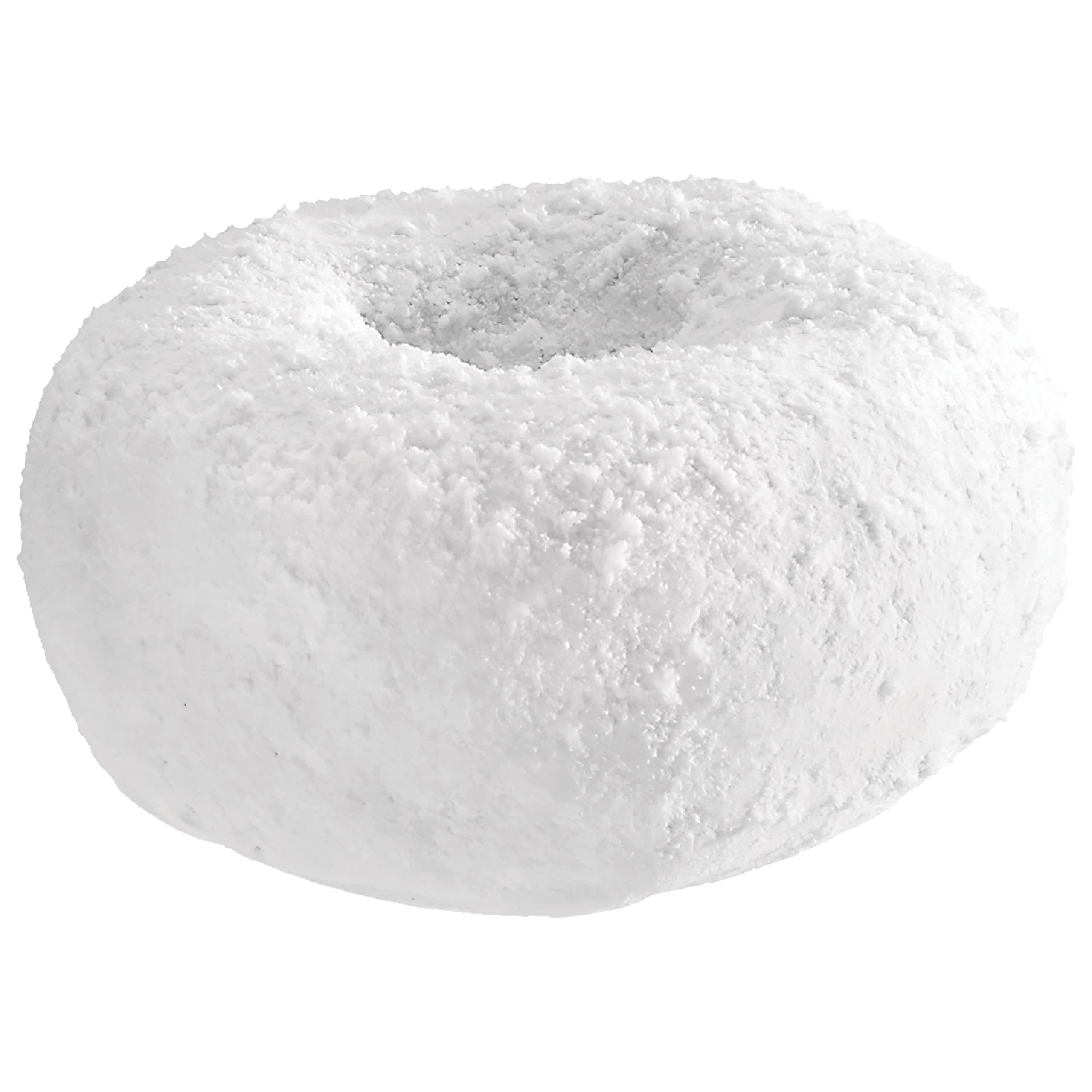 Close-up powdered sugar texture on Hostess Donettes, soft cake appeal highlighted