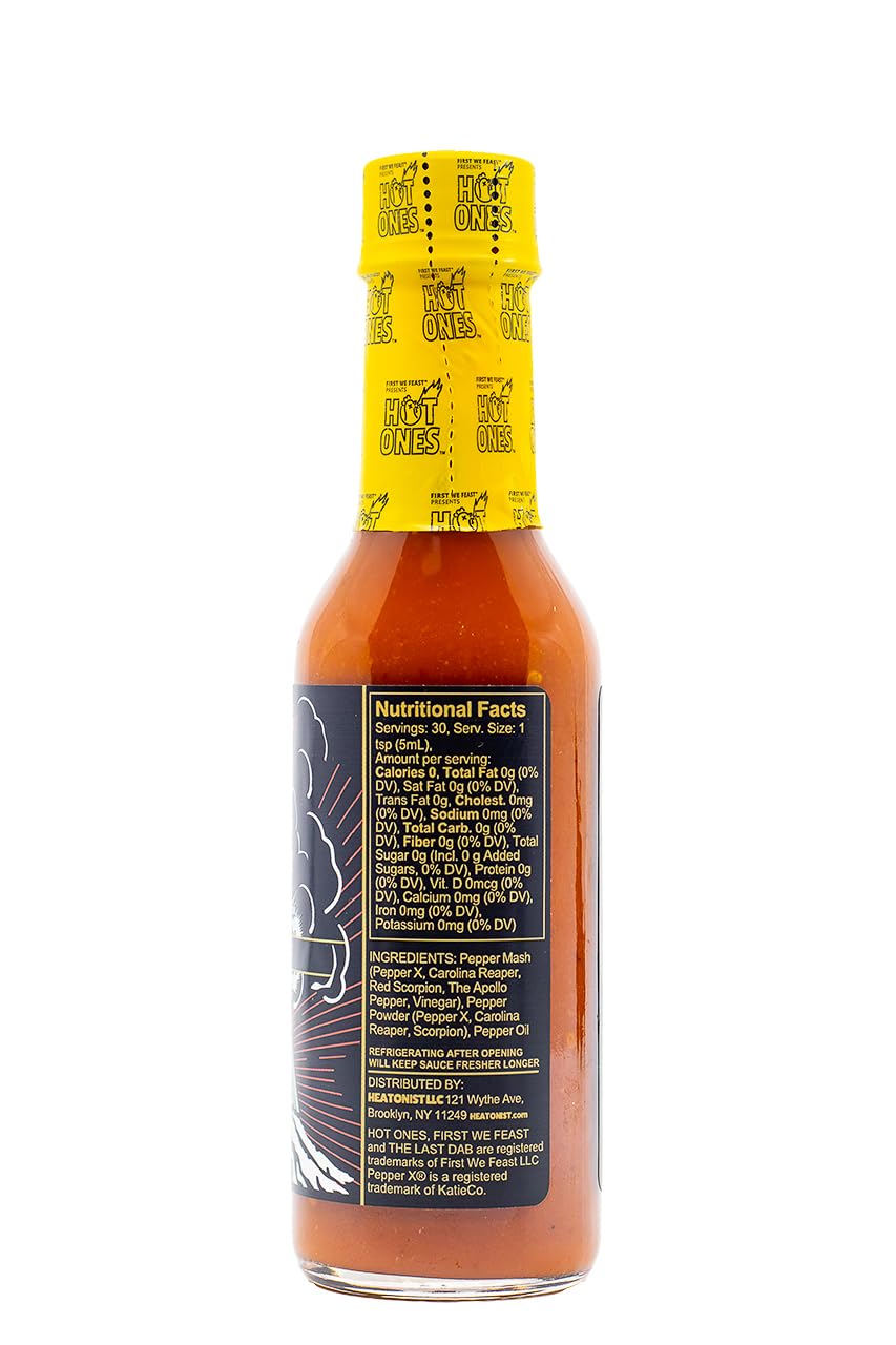 HOT ONES Thermageddon dab on chicken wing demonstrating concentrated heat boost