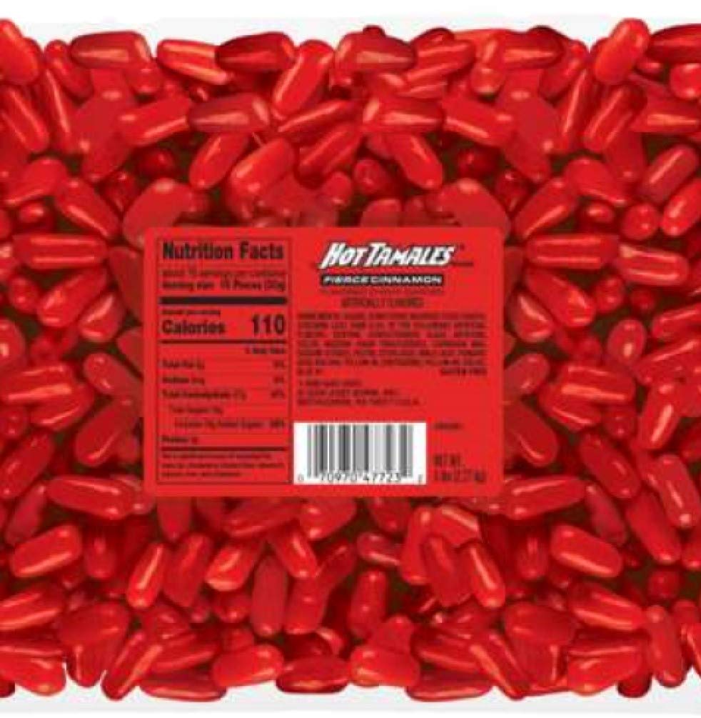 Hot Tamales label and nutrition panel for ingredient transparency