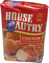 House-Autry front packaging showing 5 lb bag and ready-to-fry benefit