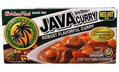 House Foods Java Curry blocks close-up highlighting texture and easy melting benefit