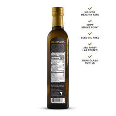 House of Macadamias dark glass close-up preserving freshness and color