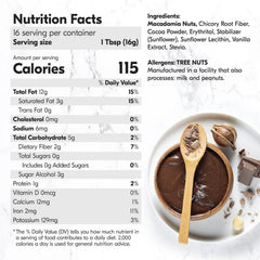 House of Macadamias blended into smoothie highlighting creamy richness and keto compatibility