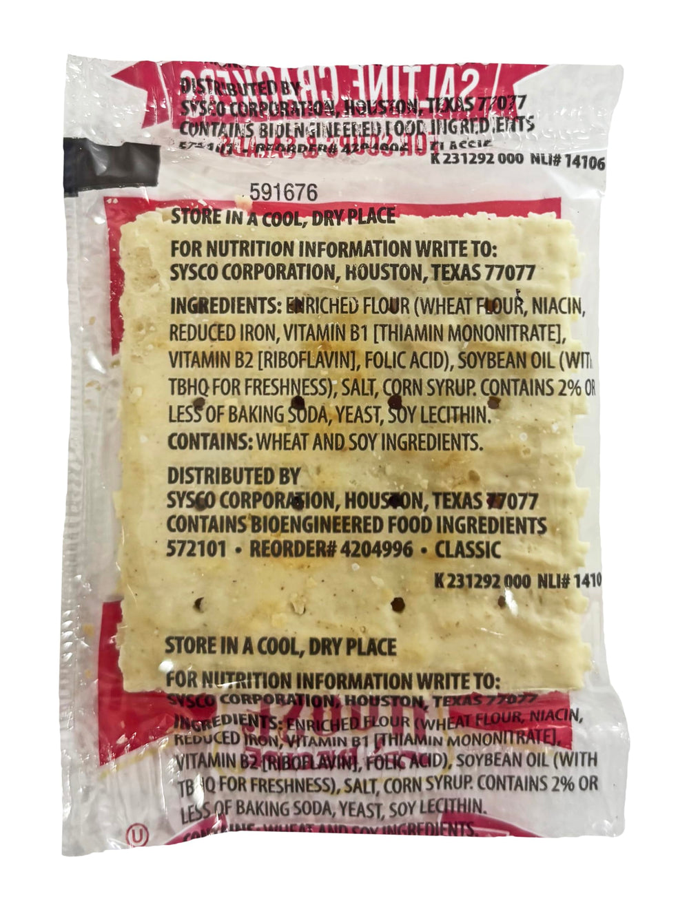 House Recipe single-serve packet opened, convenient hygienic serving benefit