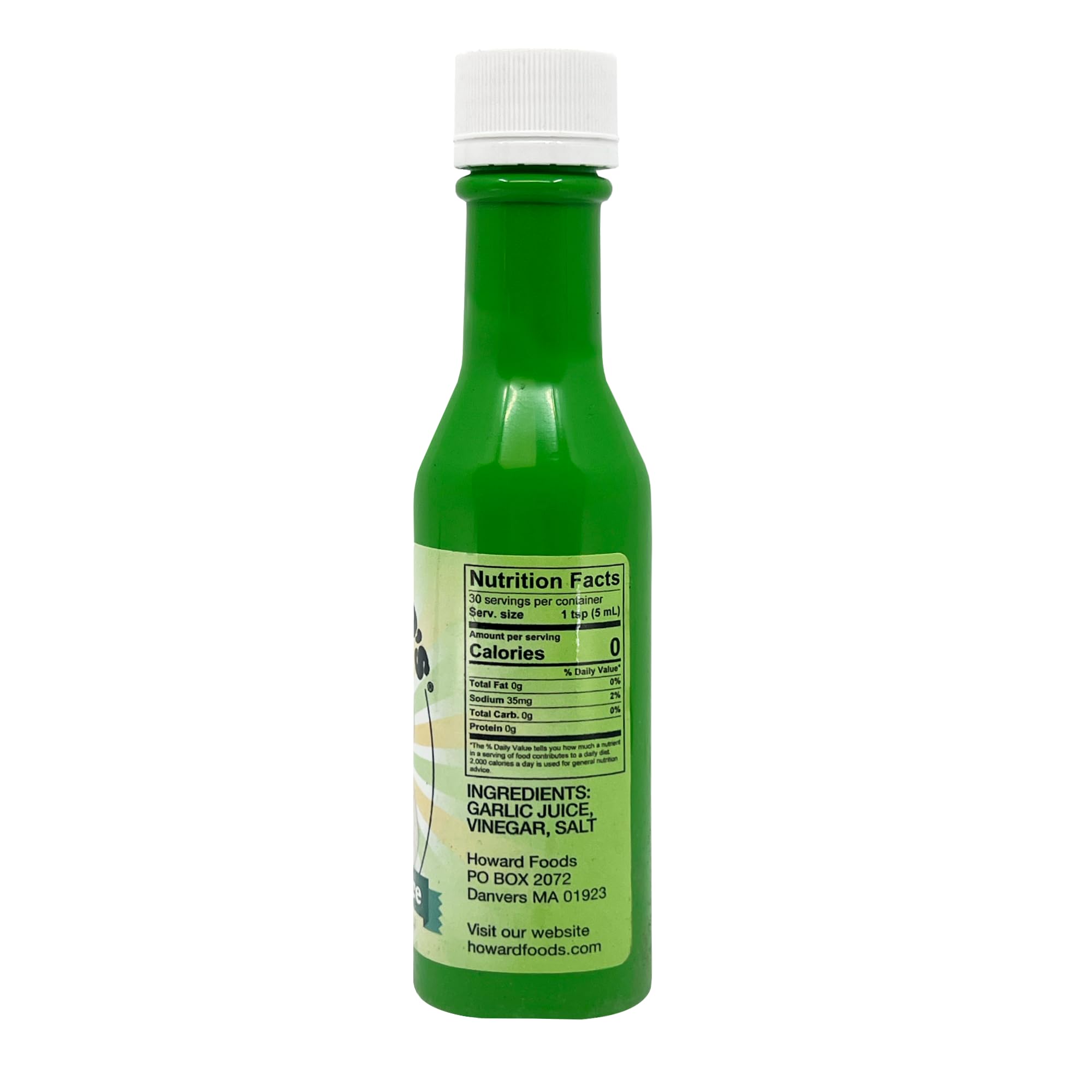 Howard's garlic juice liquid texture close-up highlighting smooth consistency