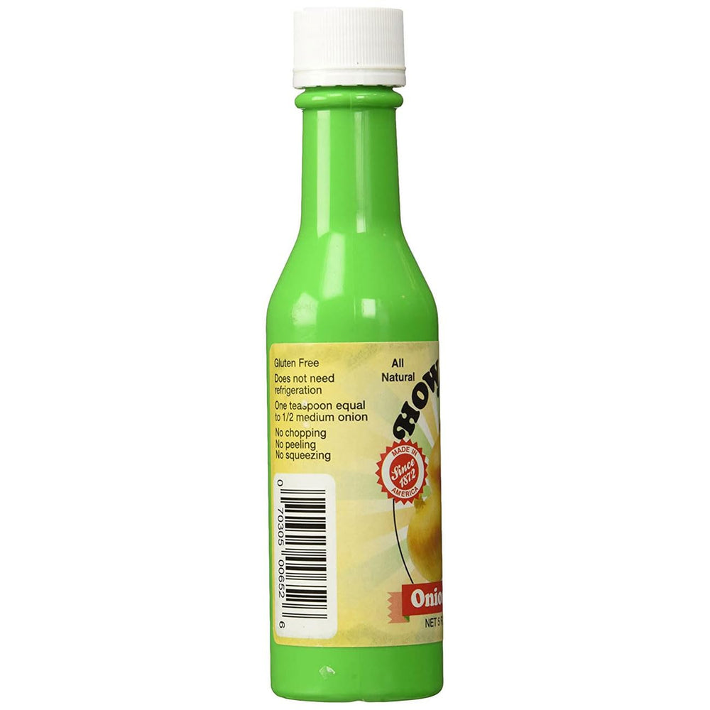 Howard’s onion juice in a small bowl used in a marinade for consistent taste