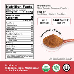 HqO close-up of fine ground cinnamon texture for even baking