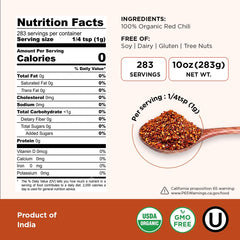 HqO measured spoon of flakes illustrating portion control and ease