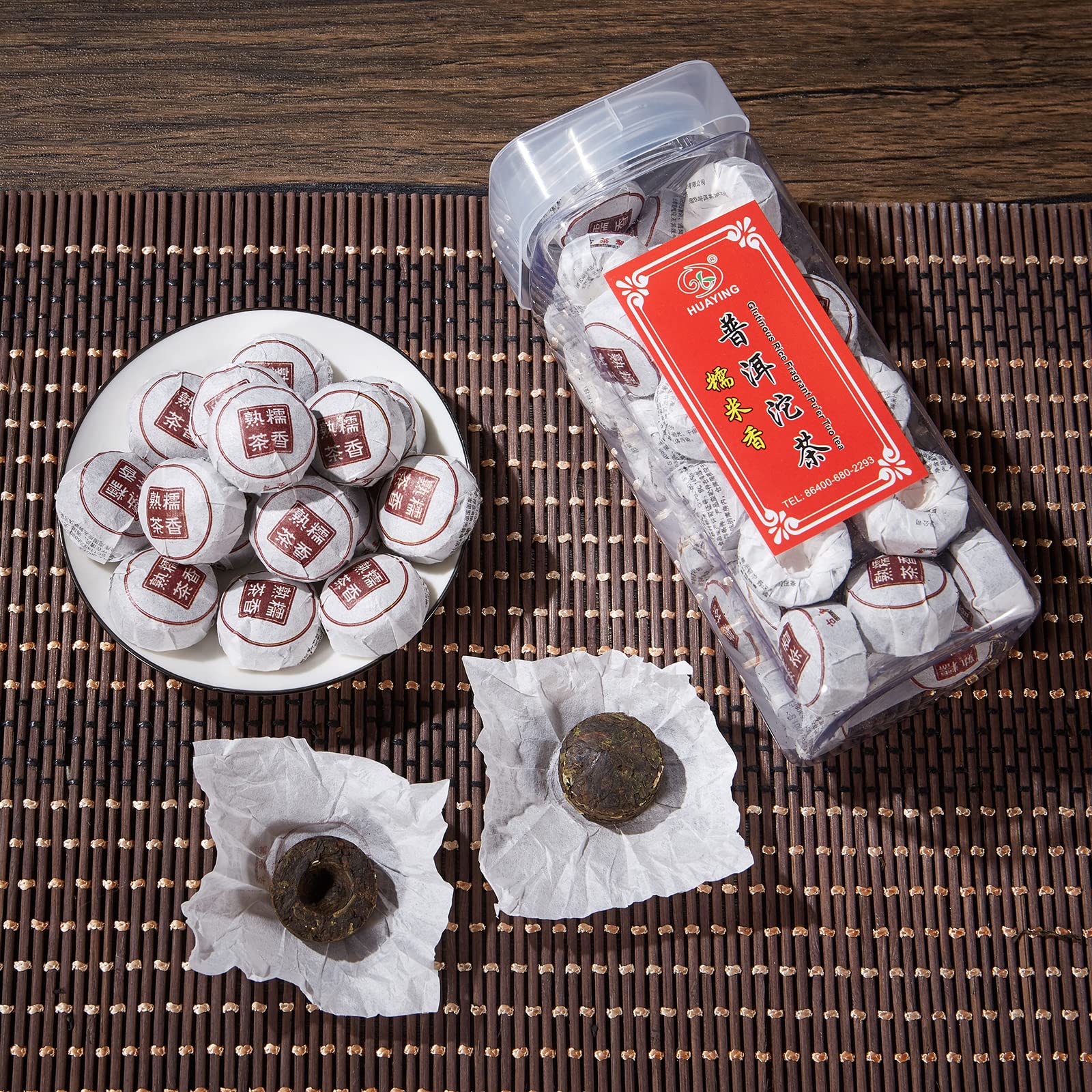 HUAYING airtight jar close-up keeping mini cakes fresh and easy to store