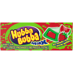 Hubba Bubba individual 5-piece pouch open for quick distribution