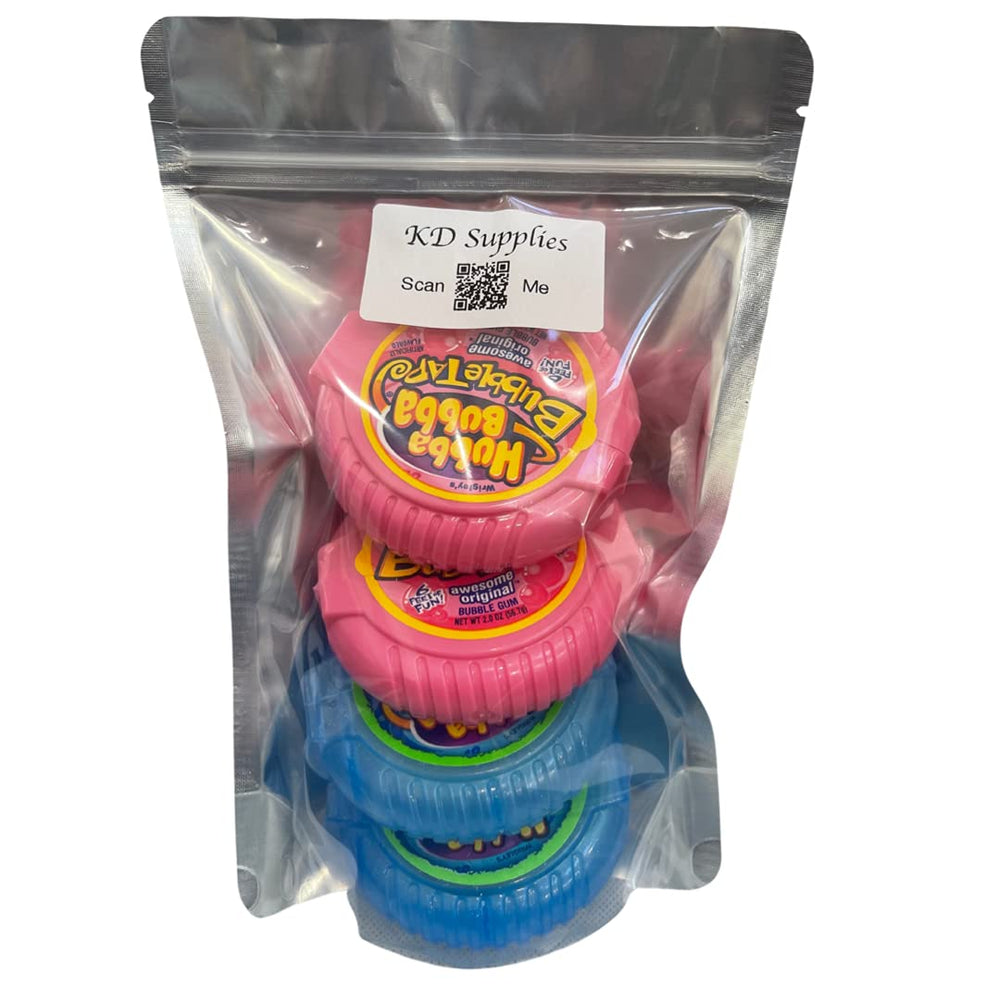 Hubba Bubba resealable pouch packaging keeping gum fresh and easy to store